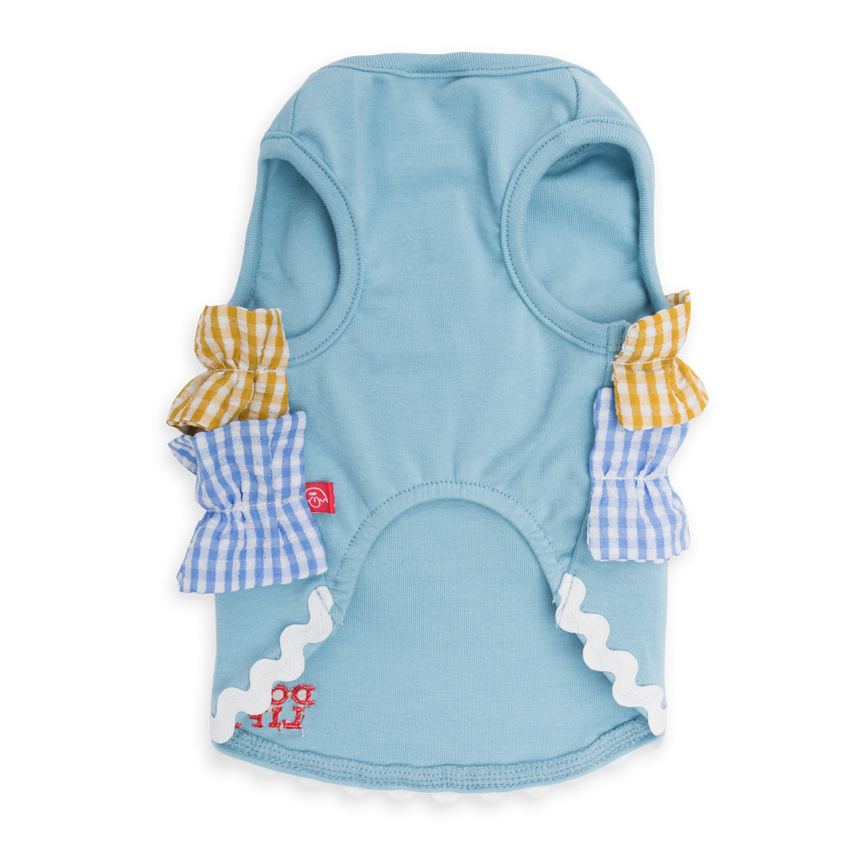 Dog's Life Summer Ruffles Tee Blue