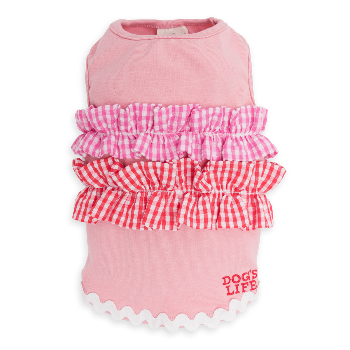 Dog's Life Summer Ruffles Tee Pink