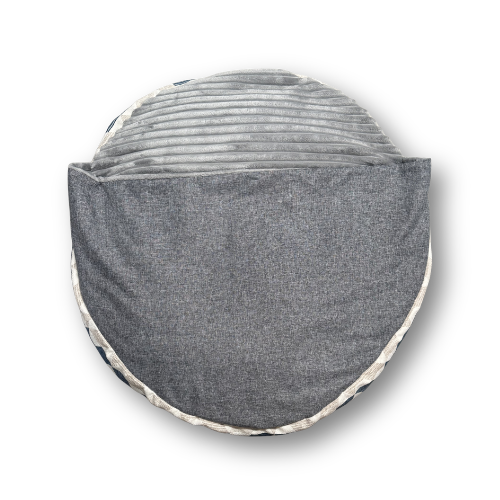 Burra Poof with Hood Dog Bed - Large 1m