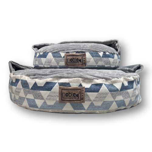 Burra Poof with Hood Dog Bed - Large 1m