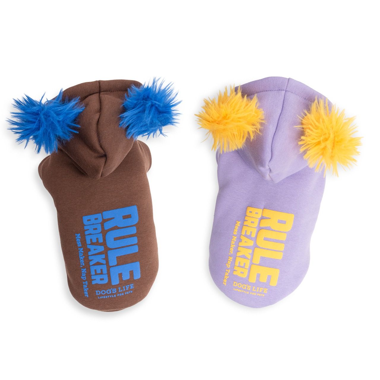 Dog's Life Rule Breaker Winter Hoodie Brown