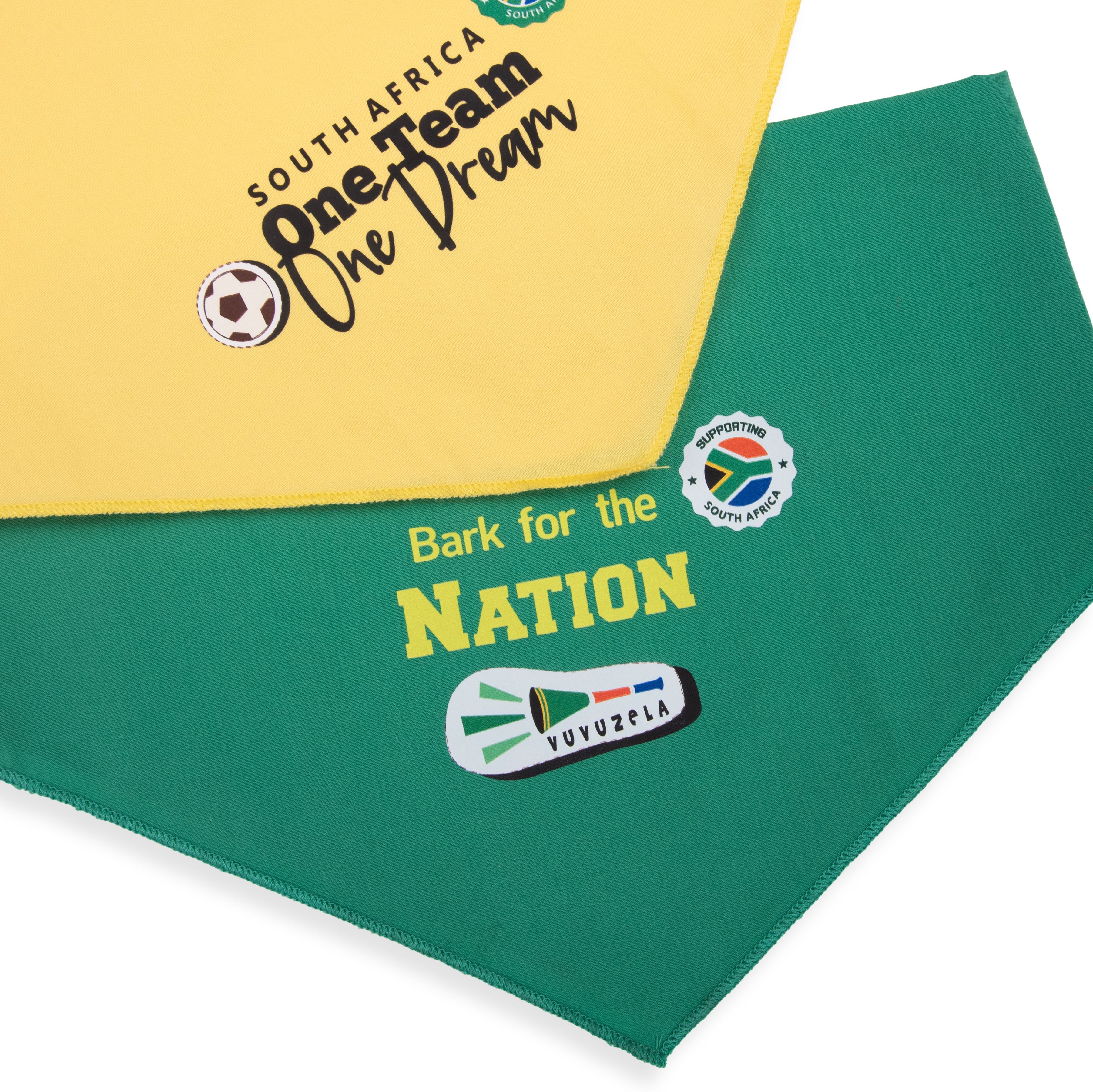 Dog's Life Bark Nation & One Team Bandana Set of 2