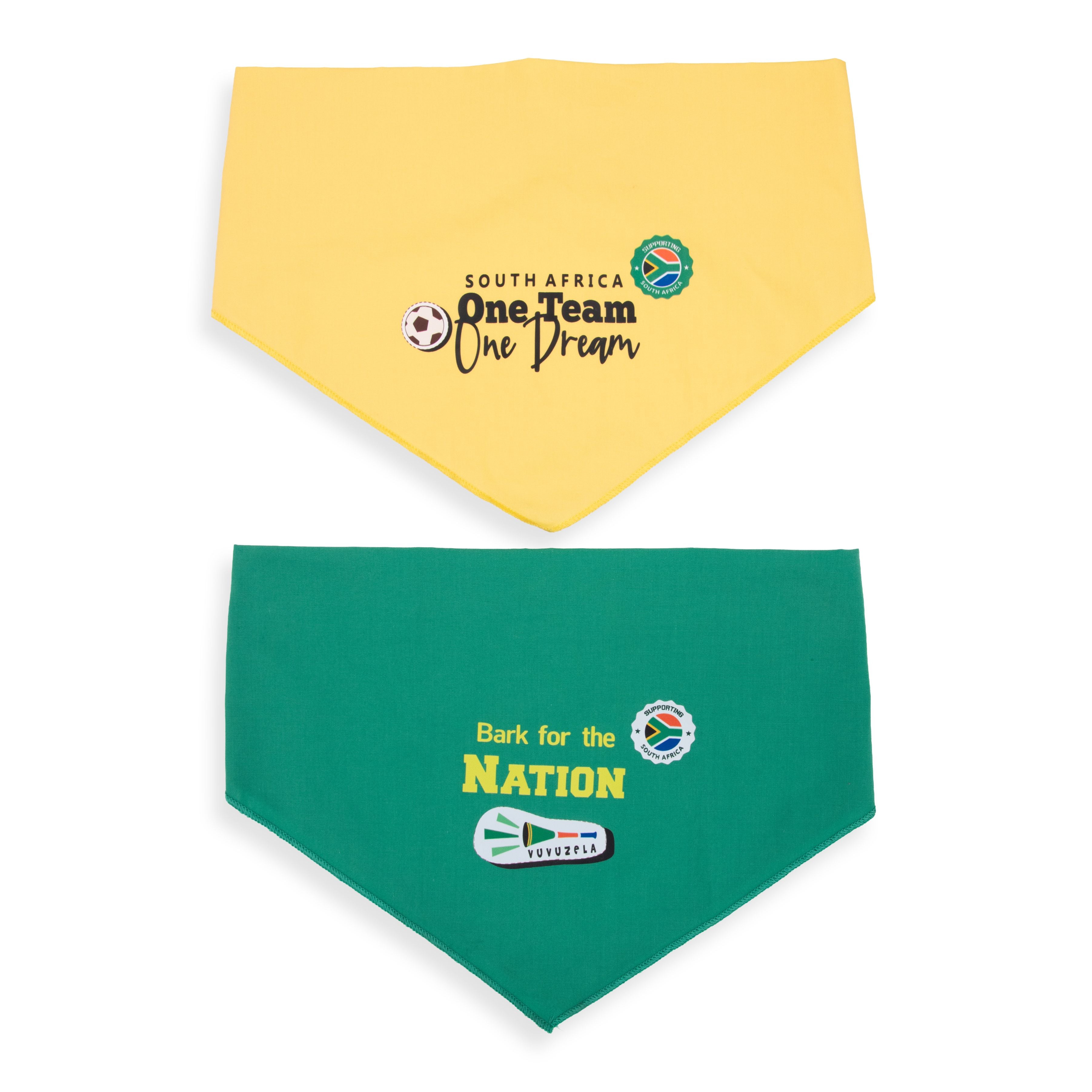 Dog's Life Bark Nation & One Team Bandana Set of 2