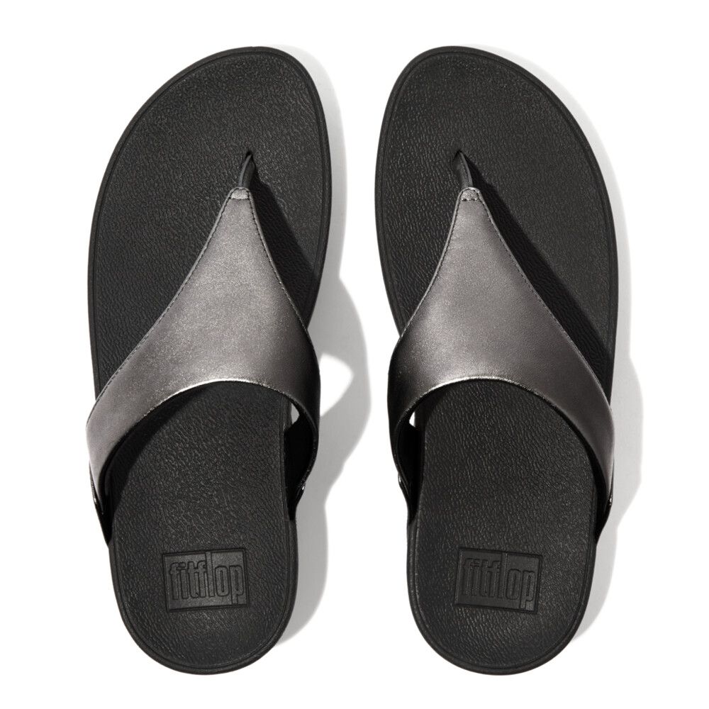 FitFlop Lulu Leather Classic Pewter Mix