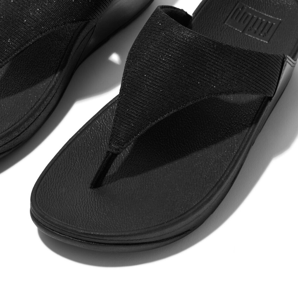 FitFlop Lulu Shimmerlux All Black