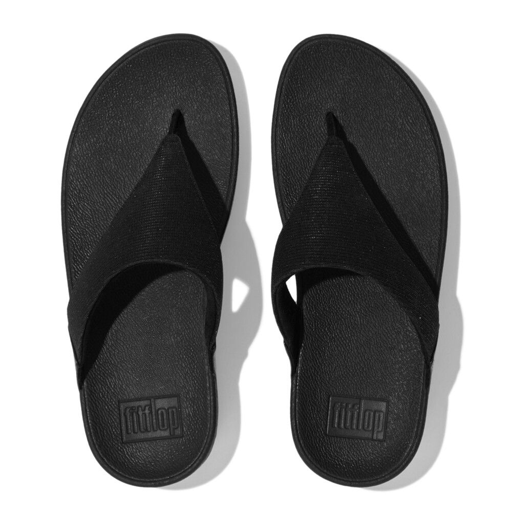 FitFlop Lulu Shimmerlux All Black