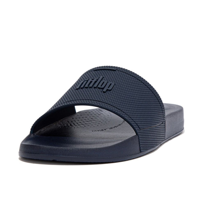 FitFlop iQushion Mens Slides Midnight Navy