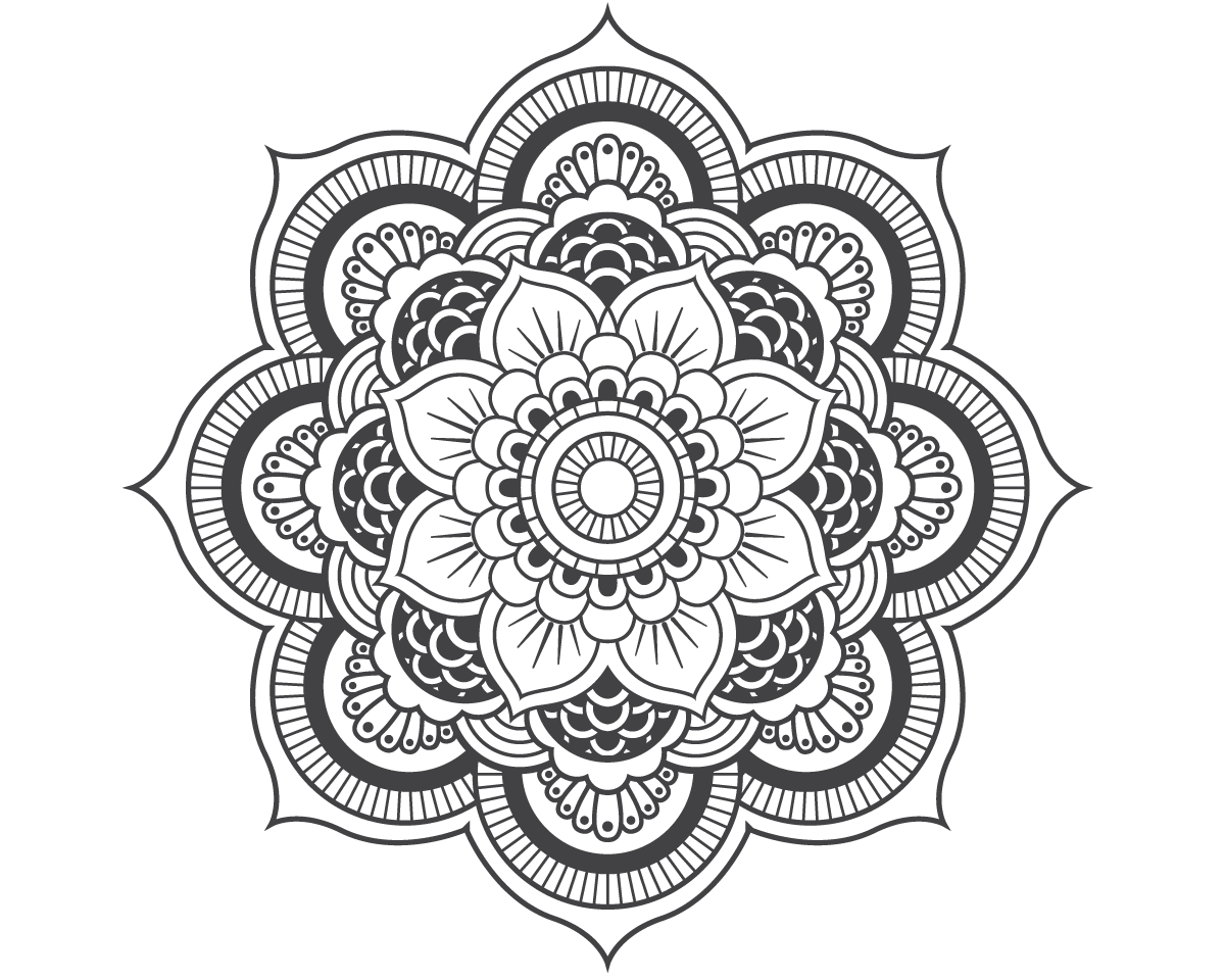 Mandala Flower - vinyl wall sticker