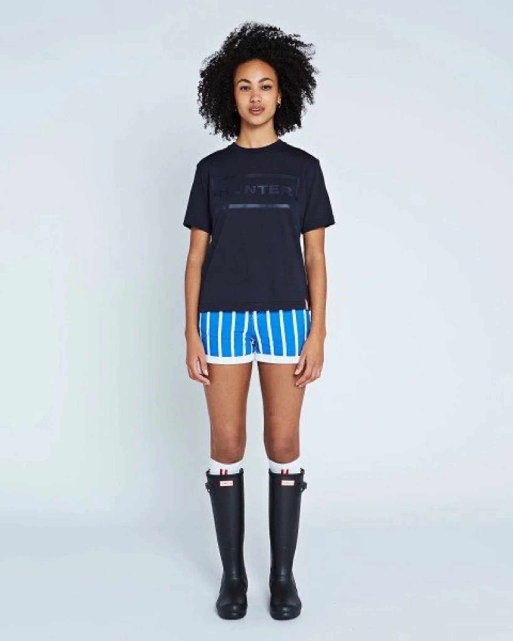 Hunter Women's Original T-Shirt Navy