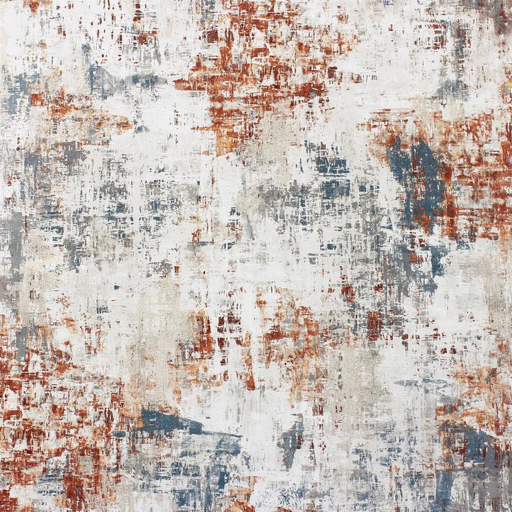 Abstract Texture Copper/Navy Wallpaper - Shopping4Africa
