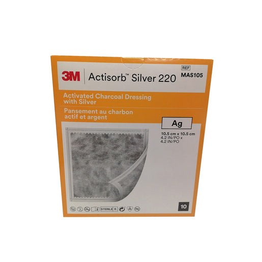 Activated Charcoal Dressing with Silver 10.5x10.5cm - Shopping4Africa