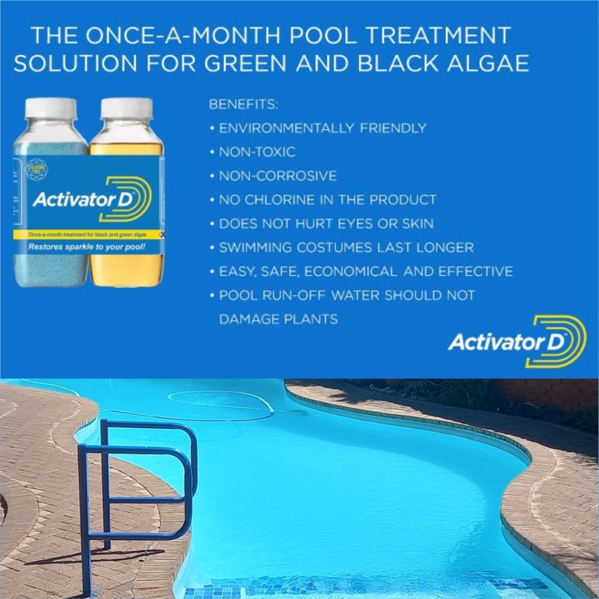 Activator D - Pool Algae Treatment - Shopping4Africa