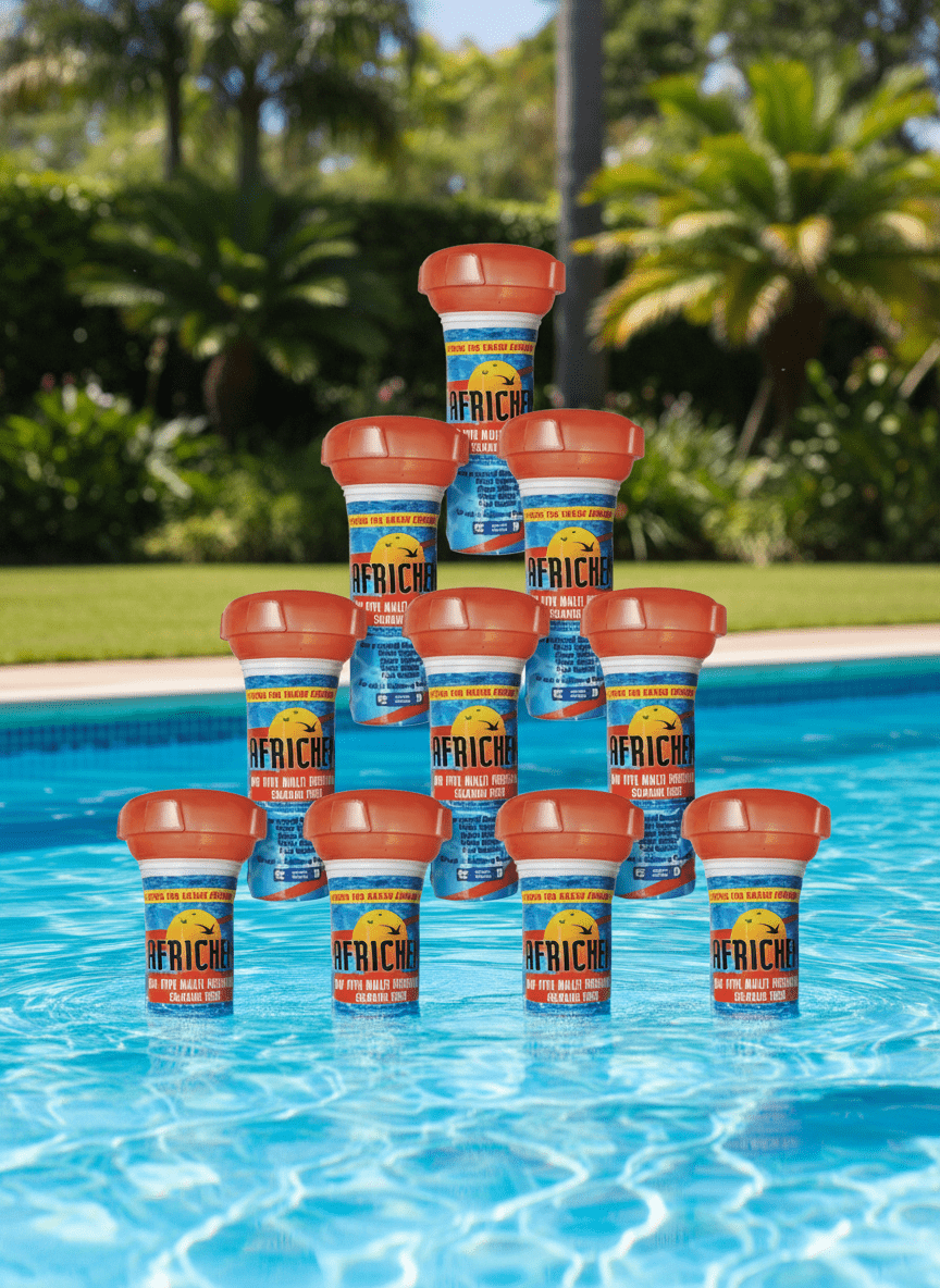 Africhem Big 5 Chlorine Floater - Pools up to 50 000 L (10 pack) - Shopping4Africa