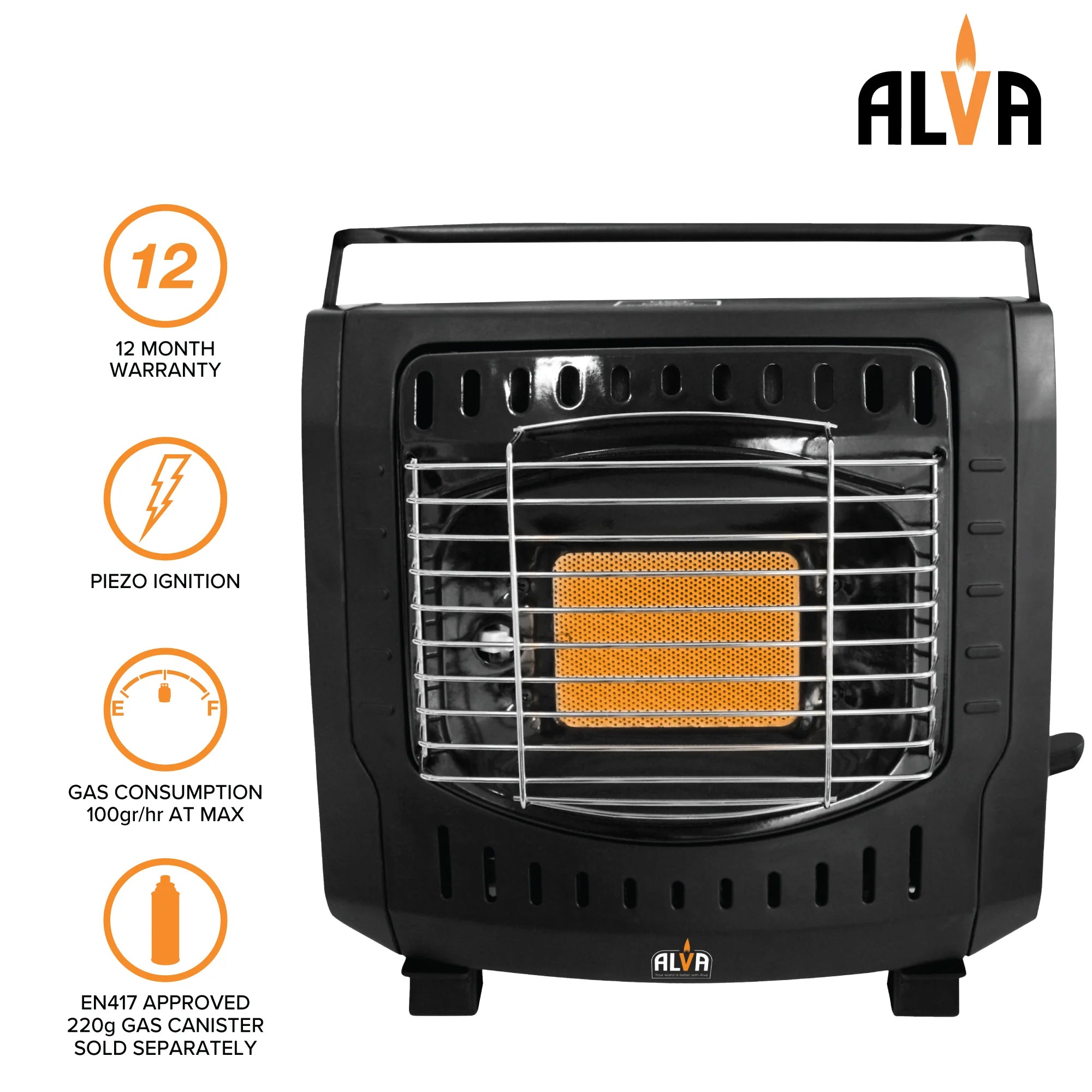 ALVA Outdoor Butane Canister Mini Heater - Shopping4Africa
