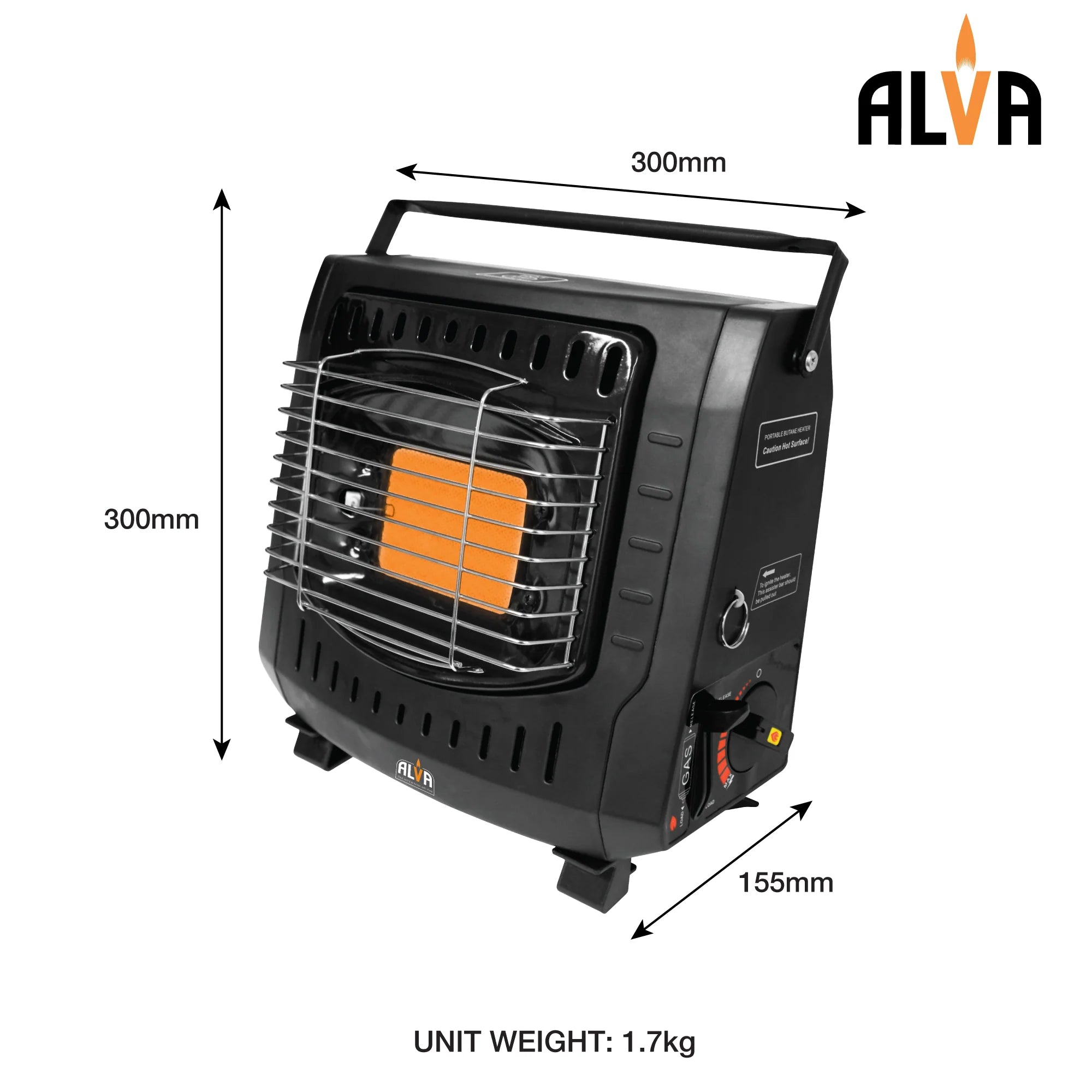 ALVA Outdoor Butane Canister Mini Heater - Shopping4Africa
