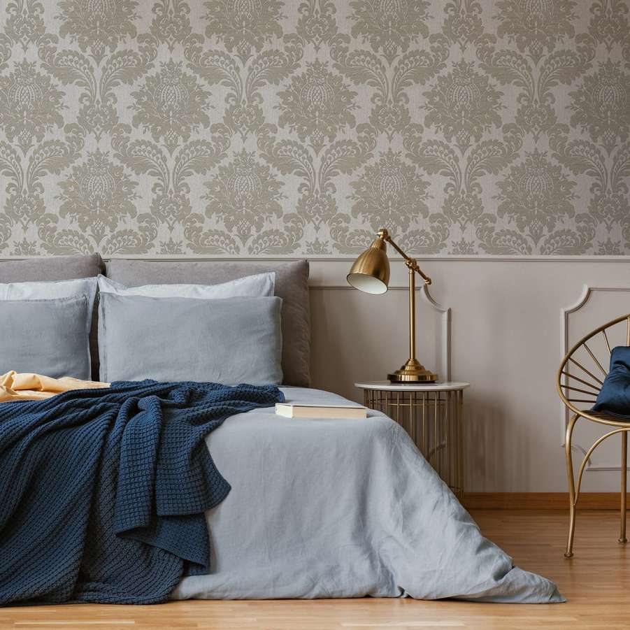 Archive Damask Grey Wallpaper - Shopping4Africa