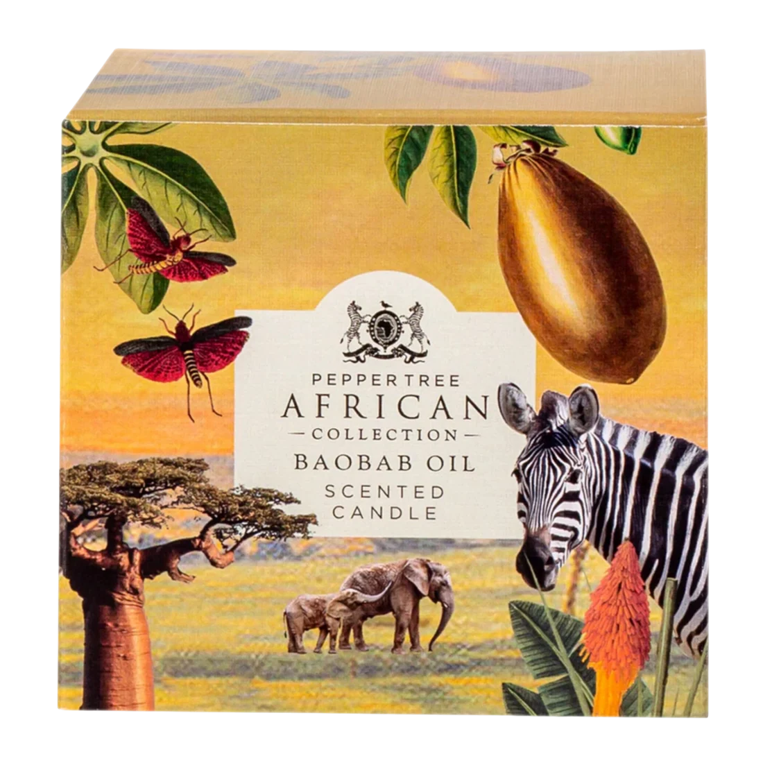Baobab Scented Candle 200ml - African Inspired Fragrance - Elegant Home Decor - Shopping4Africa