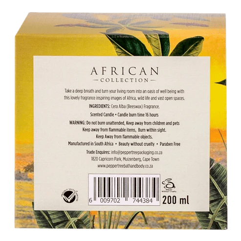 Baobab Scented Candle 200ml - African Inspired Fragrance - Elegant Home Decor - Shopping4Africa