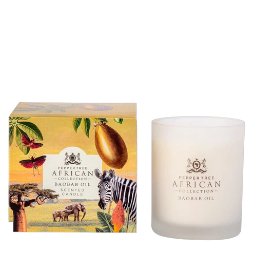 Baobab Scented Candle 200ml - African Inspired Fragrance - Elegant Home Decor - Shopping4Africa