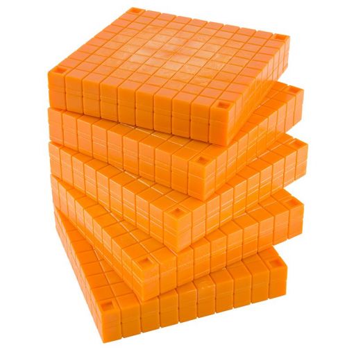 Base Ten 10x10 (100g) Board (Orange, 10pc) - Shopping4Africa