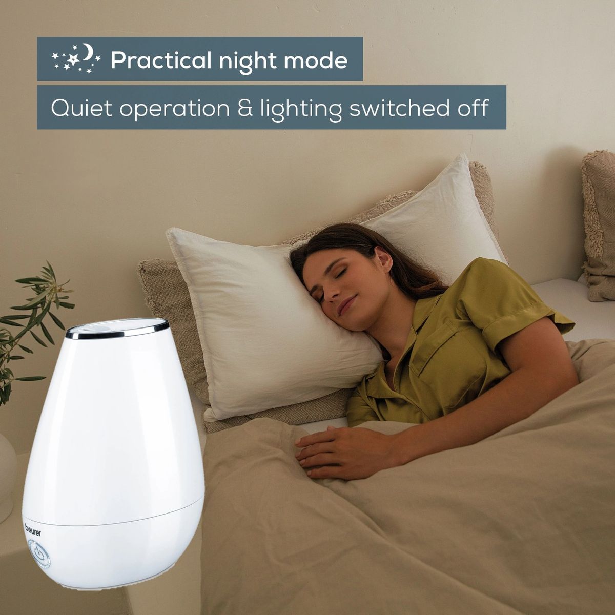 Beurer Germany Air Humidifier & Aroma Oil Diffuser 20m Rooms: LB 37 White - Shopping4Africa