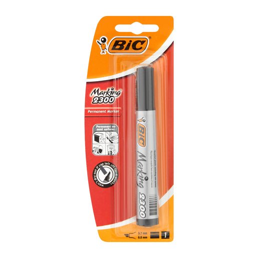 Bic 2300 Permanent Marker Chisel Black - Shopping4Africa