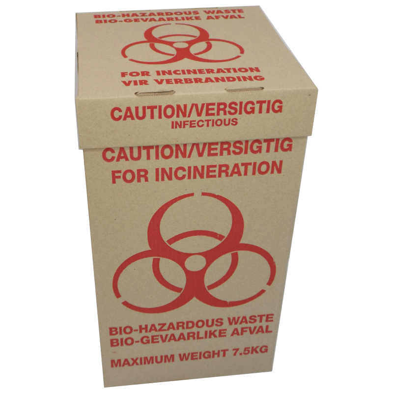 Bio Hazard Waste Box Medium 50 Litres or 7.5kg 1 - Shopping4Africa