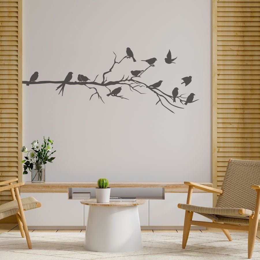 Bird Branch - vinyl wall sticker - Shopping4Africa