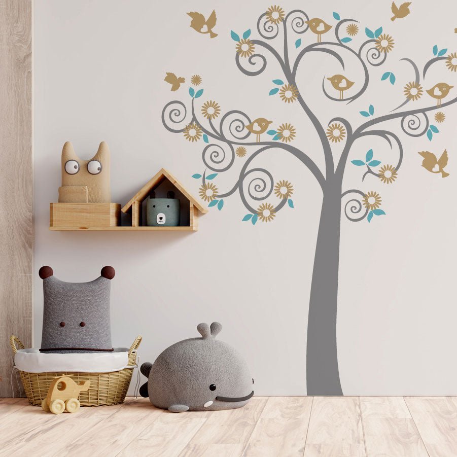 Birdy Tree - vinyl wall art - Shopping4Africa