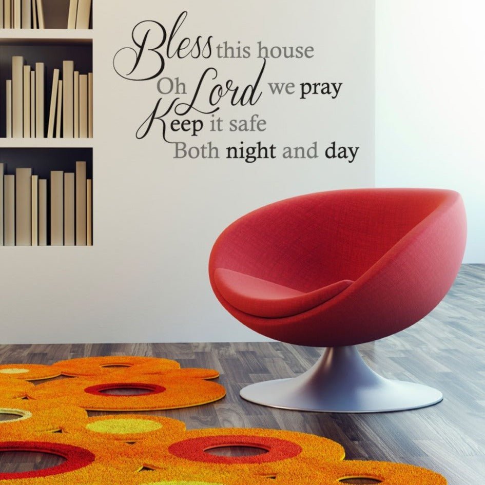 Bless Quote - vinyl wall poetry - Shopping4Africa