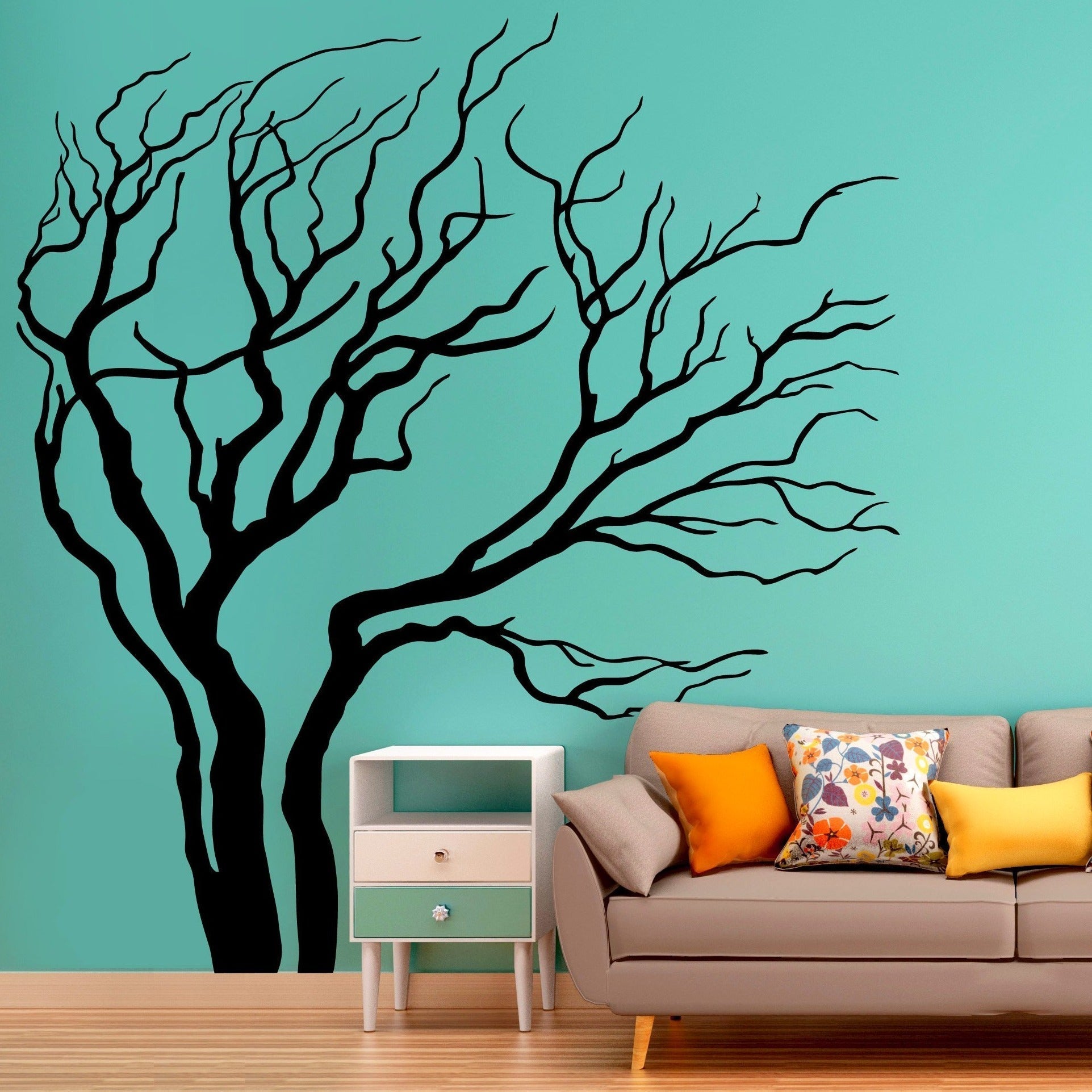 Blowing Tree - Vinyl wall sticker - Shopping4Africa