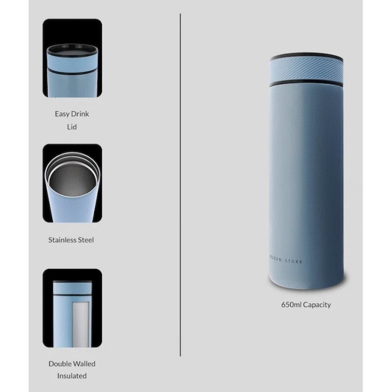 Boden Stark 650ml Double - Walled Flask - Blue - Shopping4Africa