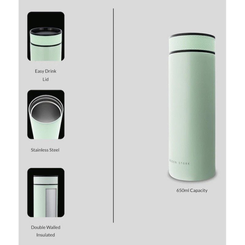 Boden Stark 650ml Travel Flask - Green - Shopping4Africa