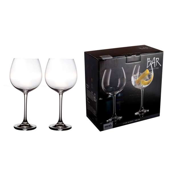Bohemia Bar Retro Crystal Gin Glasses 680ml (2) - Shopping4Africa
