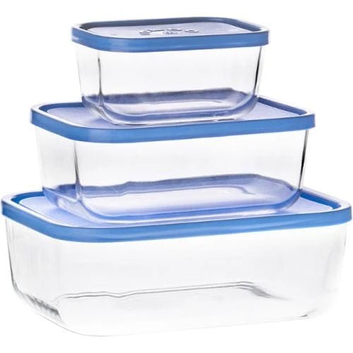Borgonovo Igloo Rectangular Food Storage Containers - Set Of 3 - Shopping4Africa