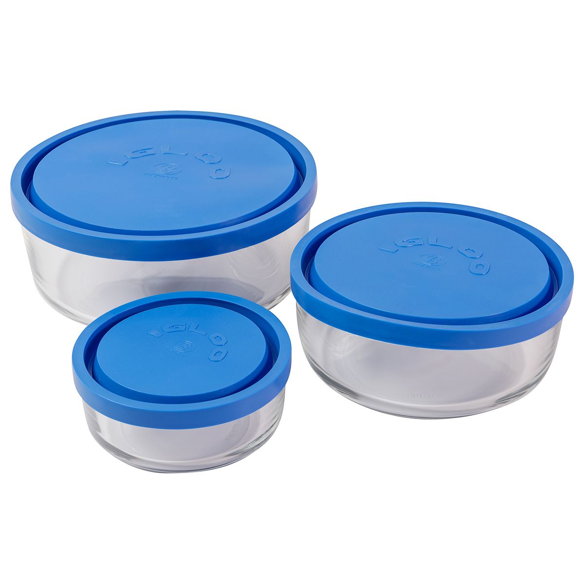 Borgonovo Igloo Round 3pc Set Blue - Shopping4Africa