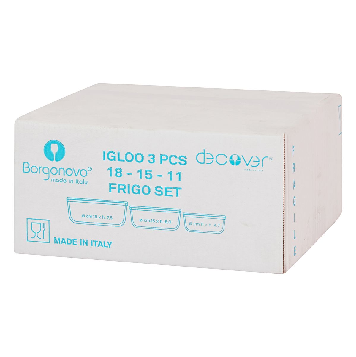 Borgonovo Igloo Round 3pc Set Blue - Shopping4Africa