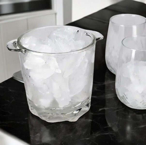 Borgonovo Polka Glass Ice Bucket 700ml - Shopping4Africa