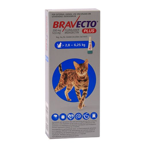 Bravecto Plus For Cats Medium 250MG 1@ - Shopping4Africa