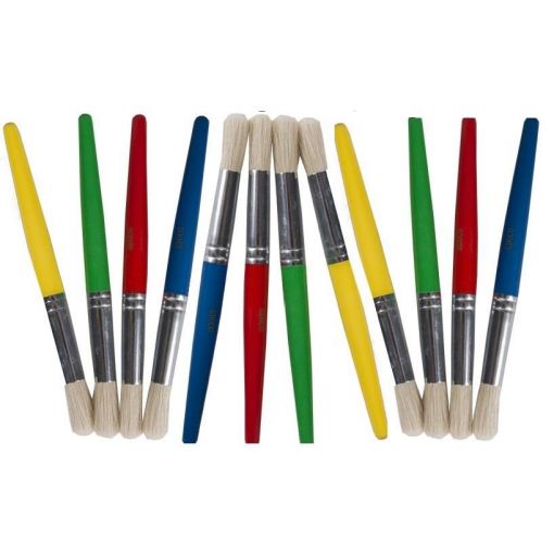 Brushes Coloured - Jumbo/Maxi 16 (12pc) - Shopping4Africa