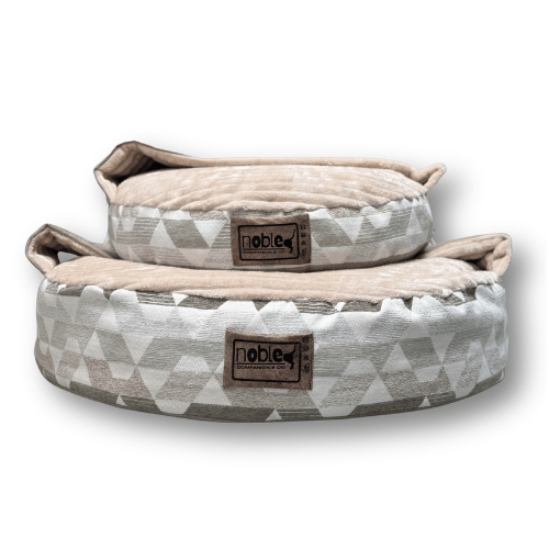 Burra Poof with Hood Dog Bed - Medium 70 X 70 X 10cm - Shopping4Africa