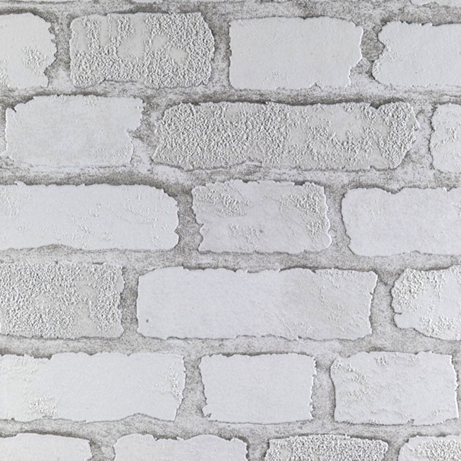 Carnaby Street White Brick Wallpaper - Shopping4Africa