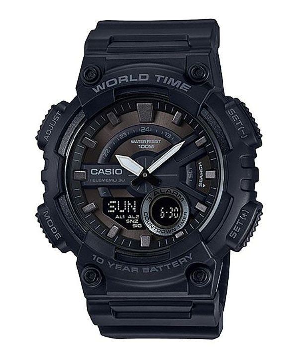 Casio 100 - Meter Telememo Alarm Monotone AEQ - 110W - 1BVDF - Shopping4Africa