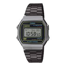 Casio A168 Retro Black - A168WEHB - 1A - Shopping4Africa