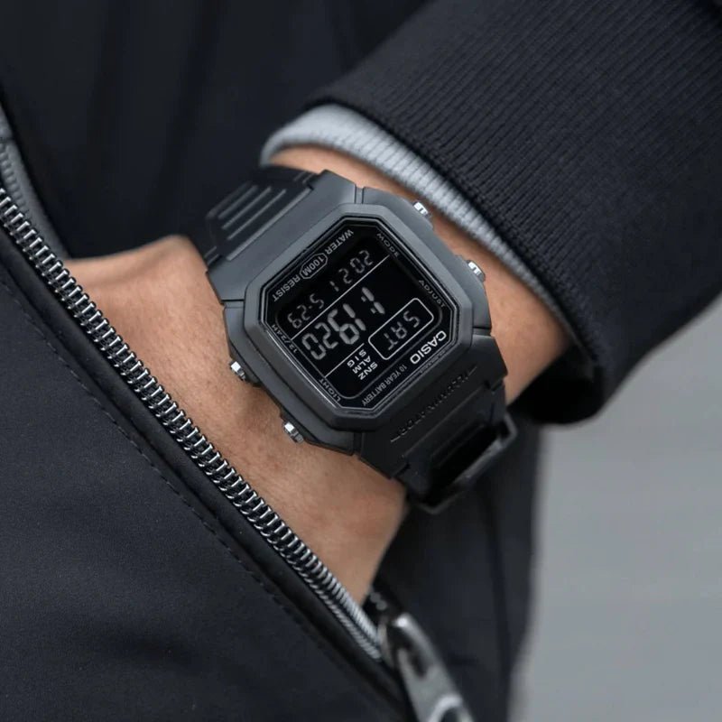 Casio Digital Black Case Watch W - 800H - 1BV - Shopping4Africa