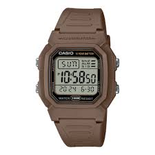 Casio Digital Grey Case - Brown Band W - 800H - 5AV - Shopping4Africa