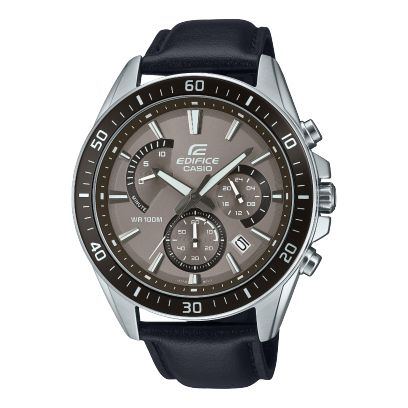 Casio Edifice Chronograph Black And Silver Watch EFR - 552L - 5AV - Shopping4Africa