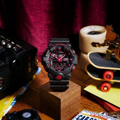 Casio G - Shock Anadigi GA - 700 Series Black/Red - GA - 700BNR - 1A - Shopping4Africa