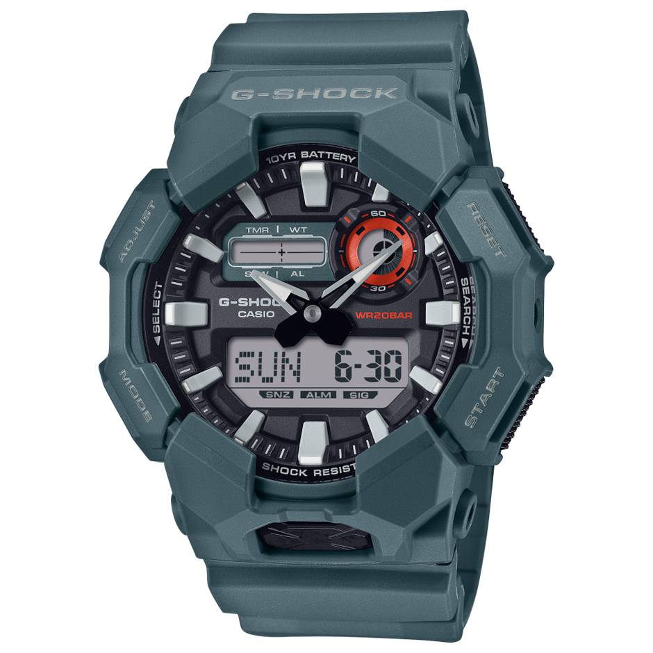 Casio G - Shock Anadigi Men's 200M Standard Blue Band Watch GA - 010 - 2ADR - Shopping4Africa