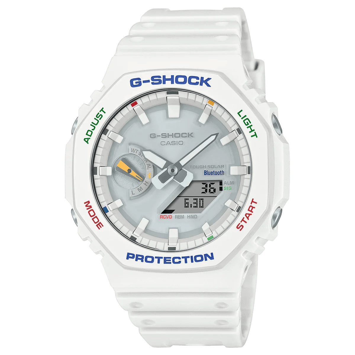 Casio G - Shock AnadigiI White 2100 Series - GA - B2100FC - 7A - Shopping4Africa